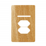 Placa p/ 1 Interruptor + 2 Tomadas 4x2 - Novara  Avelã 